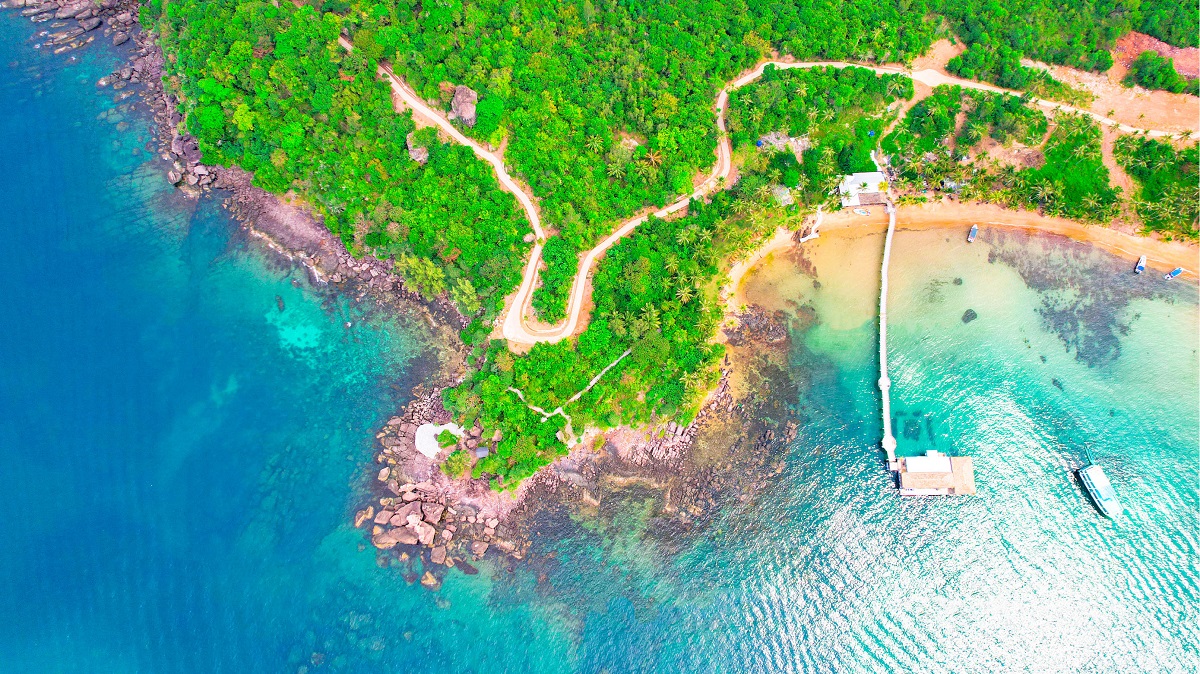 Phối cảnh dự án Hòn Thơm Paradise Island Cập nhật tiến độ Hòn Thơm Paradise Island năm 2022. Thông tin chính thức từ tập đoàn Sun Group thì đến thời điểm hiện tại 