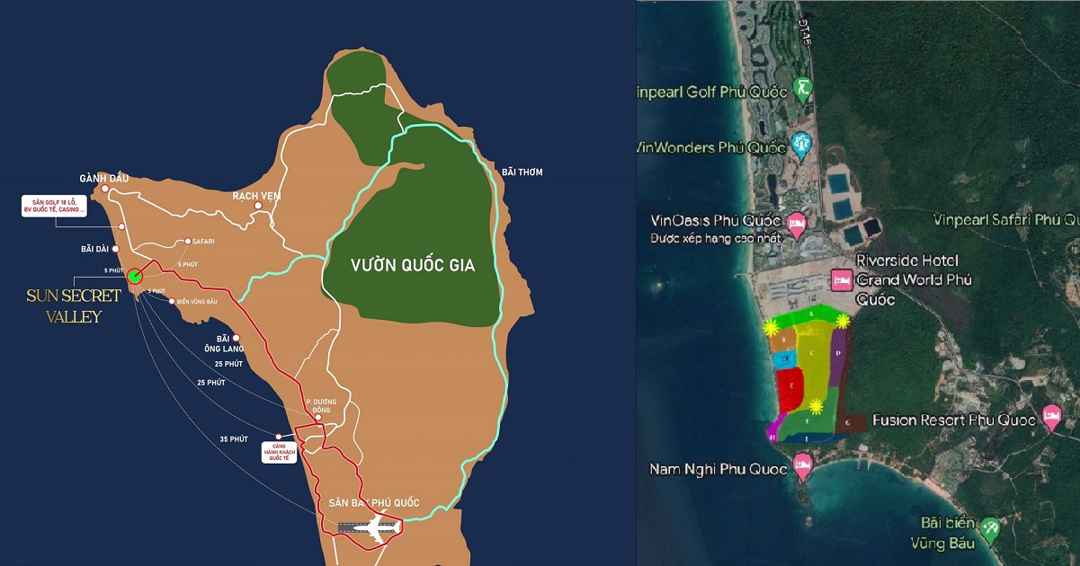  Quỹ đất dự án cuối cùng tại bãi dài, Phú Quốc. Sun Secret Valley là dự án nghỉ dưỡng đẳng cấp của tập đoàn Sun Group, được xây dựng trên quỹ đất ven biển hiếm hoi còn lại tại Bãi Dài, xã Gành Dầu, Tỉnh Kiên Giang.