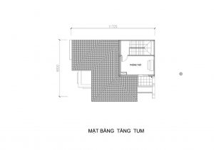 Layout tầng tum