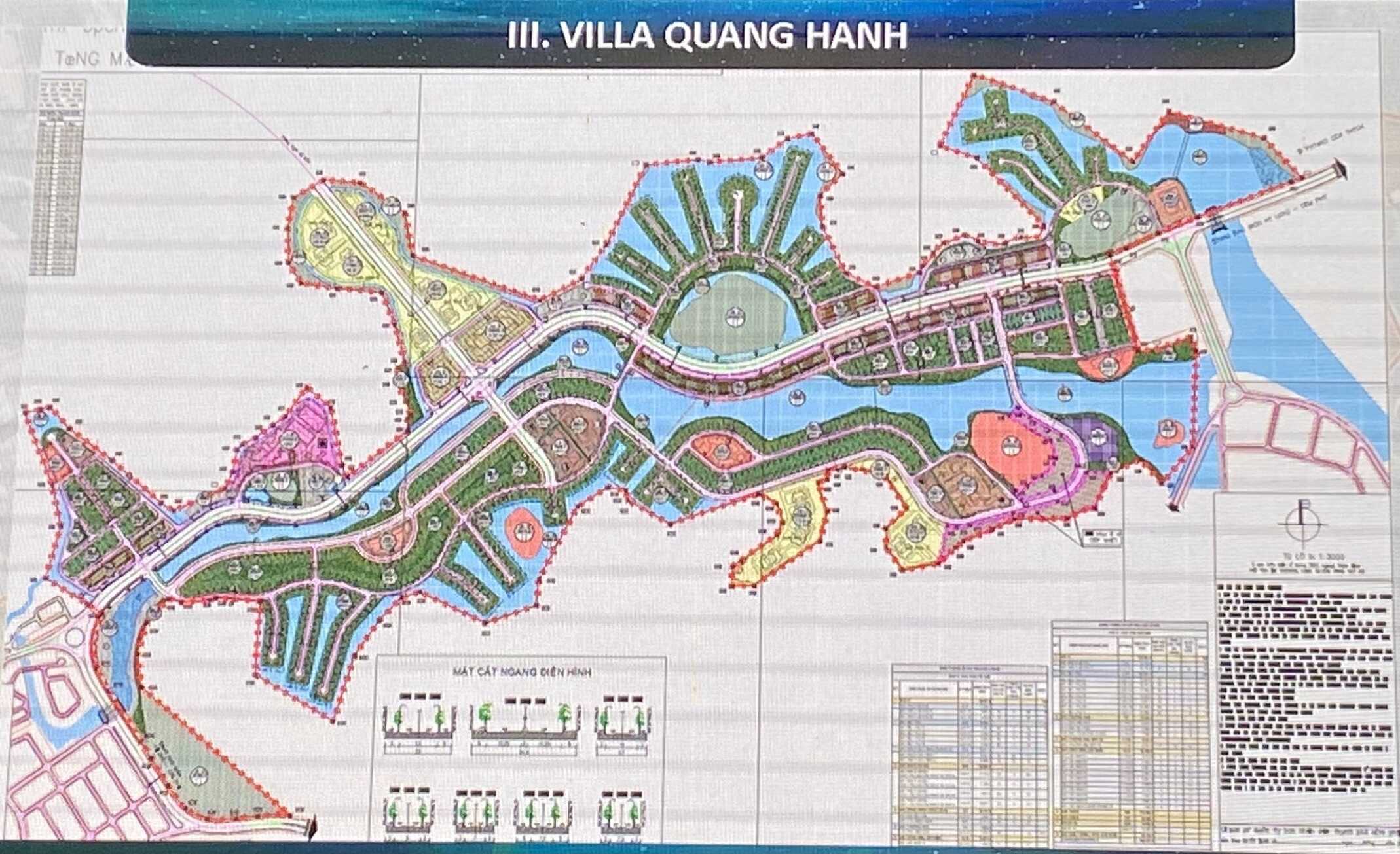 Mặt bằng Villa Quang Hanh GĐ2