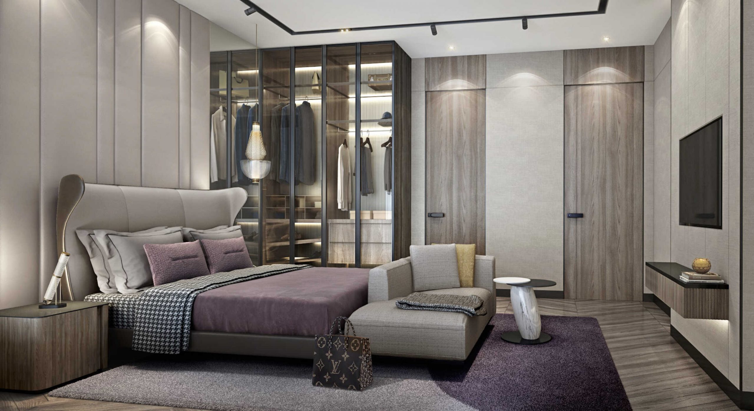 Phòng ngủ Mẫu B - Modern Luxury