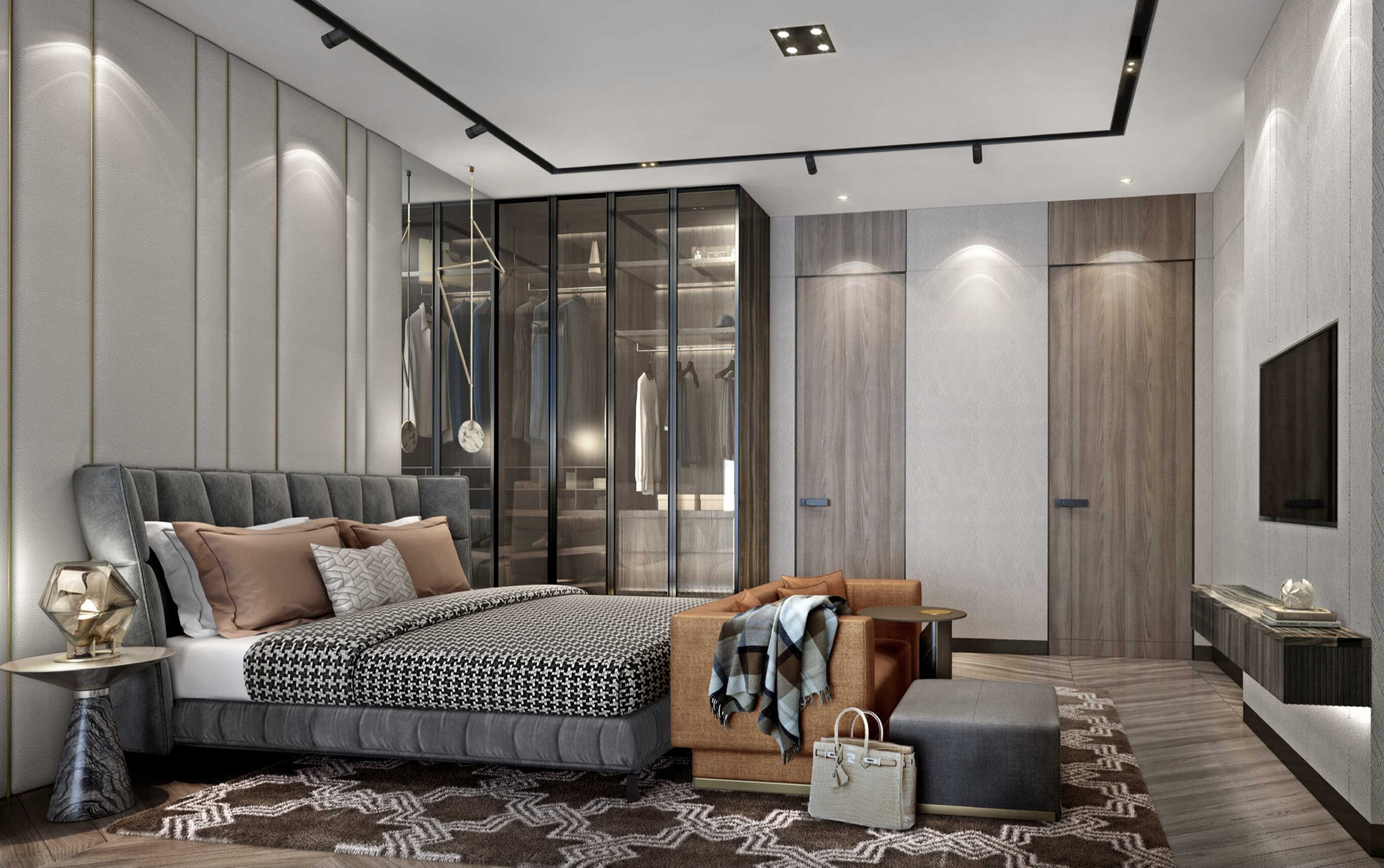 Phòng ngủ Mẫu C - Rustic Luxury