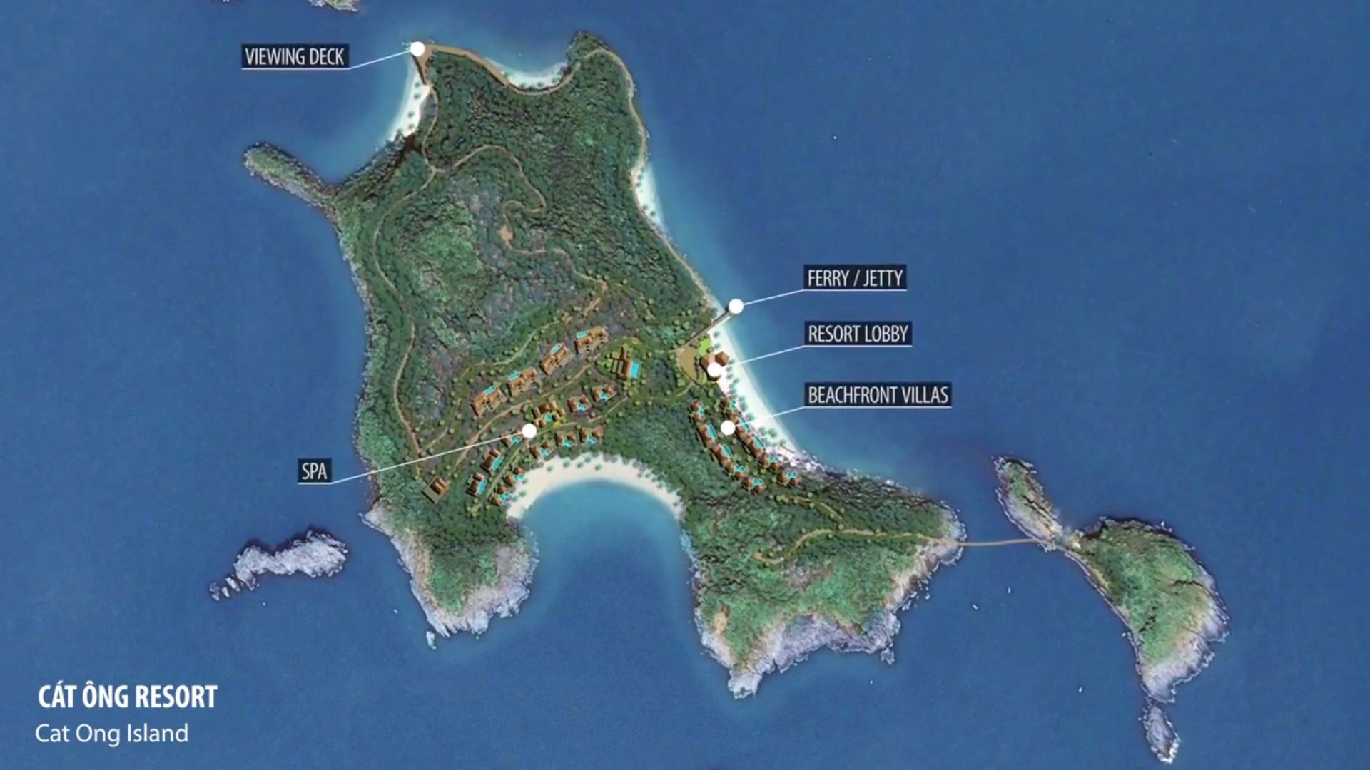 Mặt bằng Cát Ông Island Resort