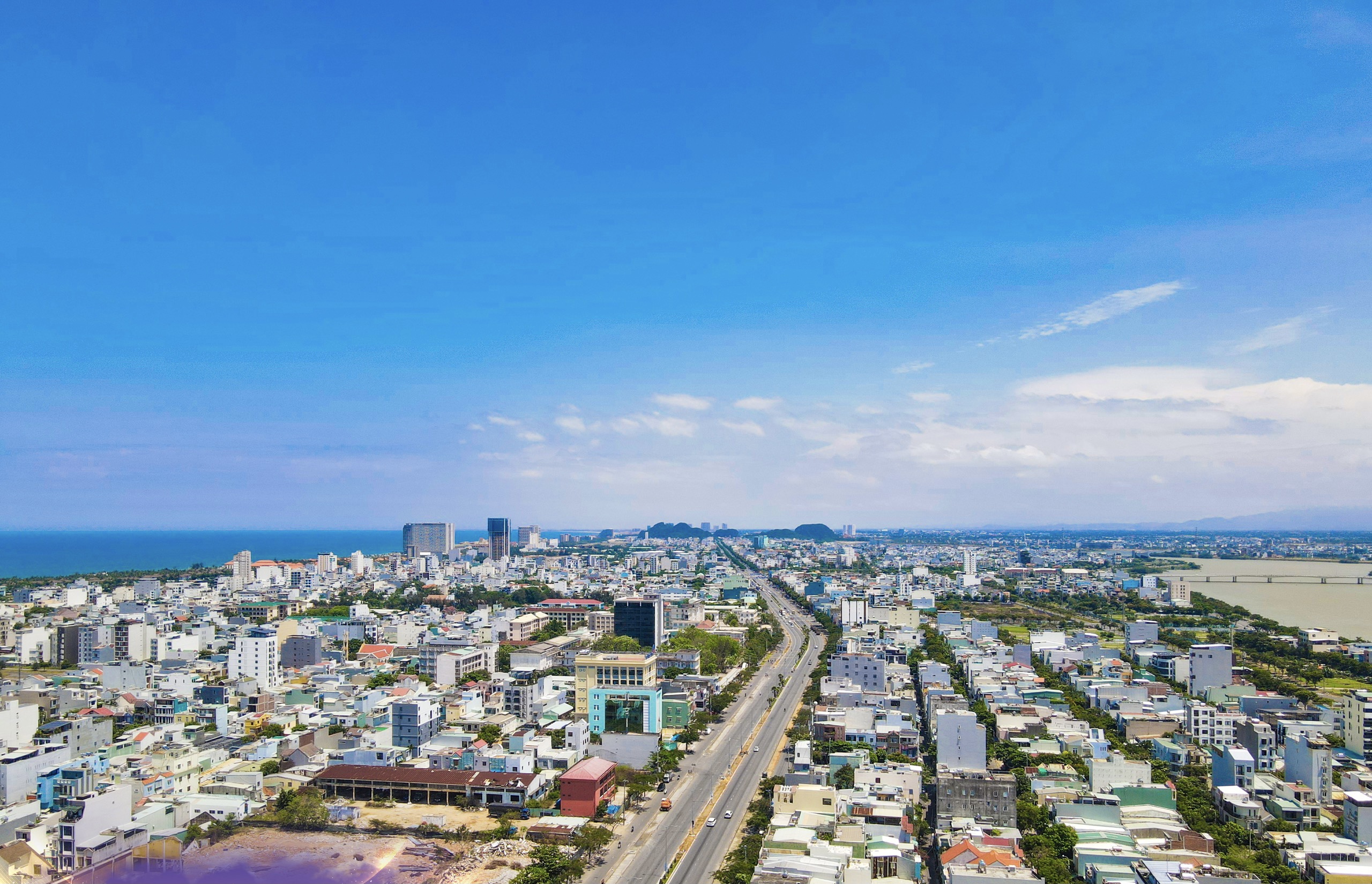 View city và biển Mỹ Khê toà P1 tầng 30