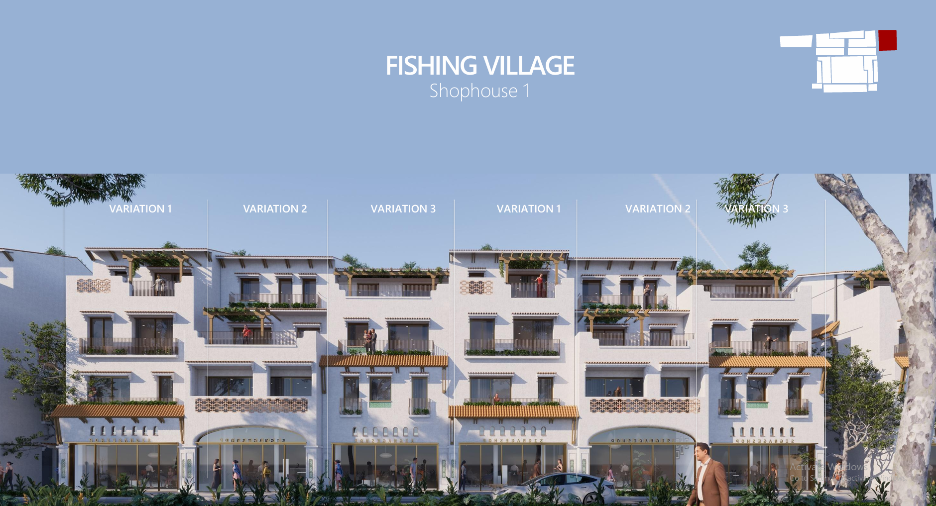Thiết kế Shophouse Blanca City